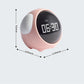 AYZEL™ Cute Pixel Digital Alarm Clock with Night Light & Emoticons