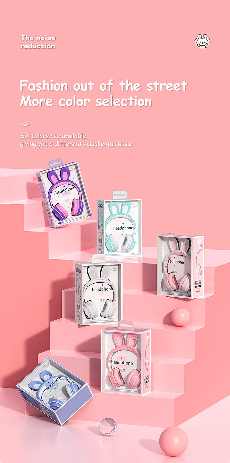 AYZEL™ Rabbit Ear Wireless Headphones