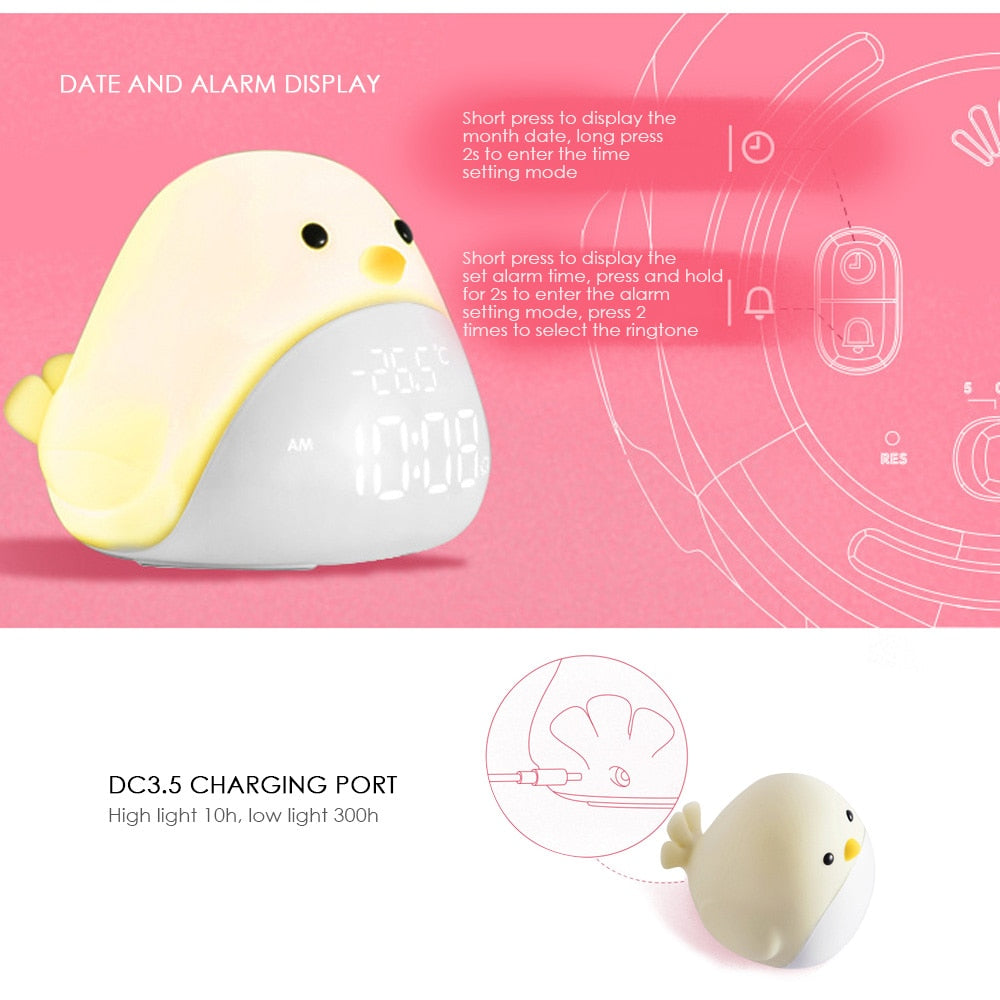 AYZEL™ Multi-Functional Cartoon Bird Smart Clock