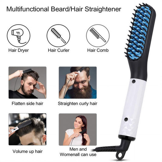 AYZEL™ MenStyle Ionic Beard & Hair Brush