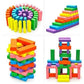AYZEL™ Colorful Wooden Blocks Balancing Game (54 Pieces with Dice)