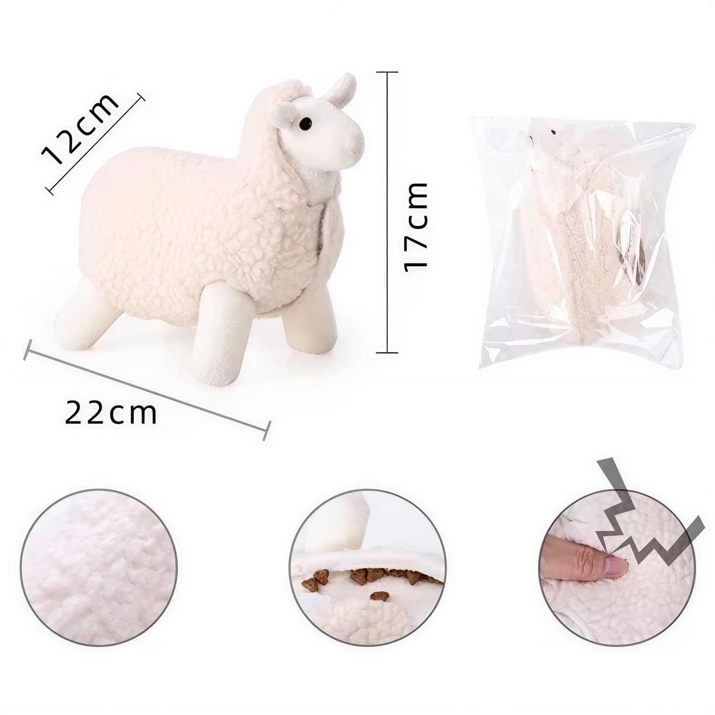 AYZEL™ Lambs Train to Play & Sniff Dog Toy