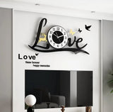 AYZEL™ 3D Love Acrylic Wall Clock