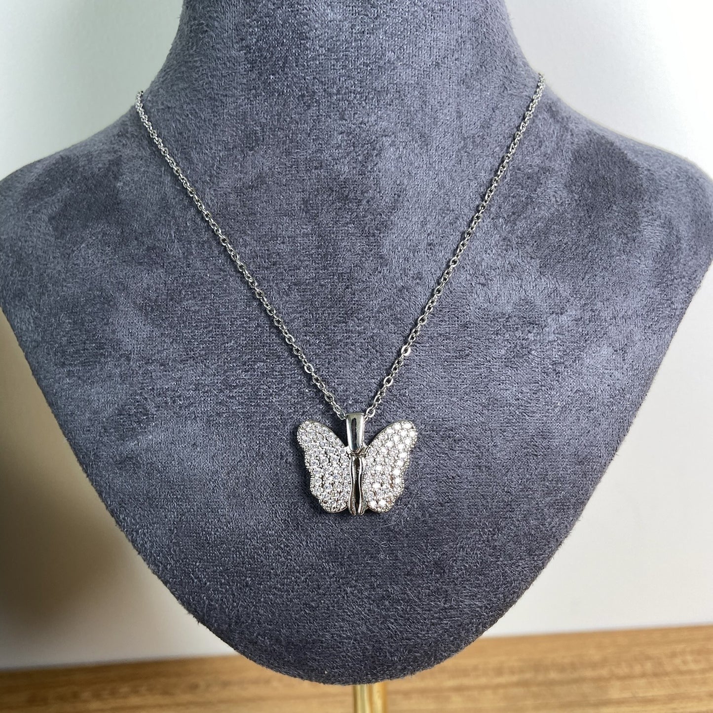 AYZEL™ Fashion Butterfly Titanium Steel Clavicle Necklace for Women