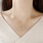 AYZEL™ Rhinestone Heart Pendant Clavicle Necklace