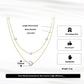 AYZEL™ 925 Sterling Silver Double-Layer Baroque Pearl Necklace