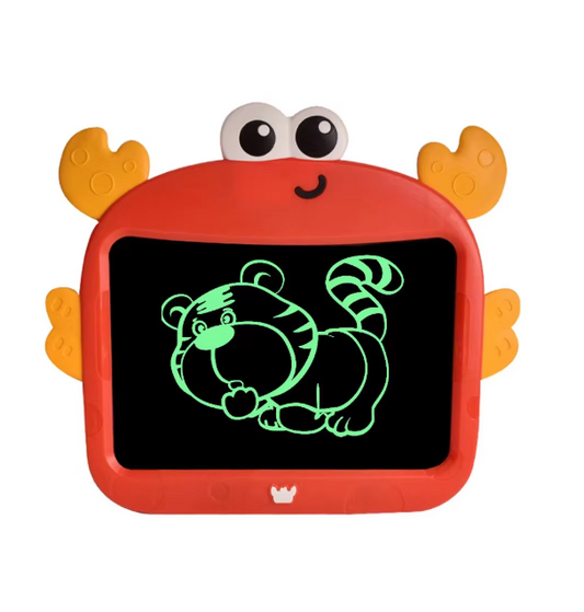 AYZEL™ Crab-Themed LCD Drawing & Note Pad