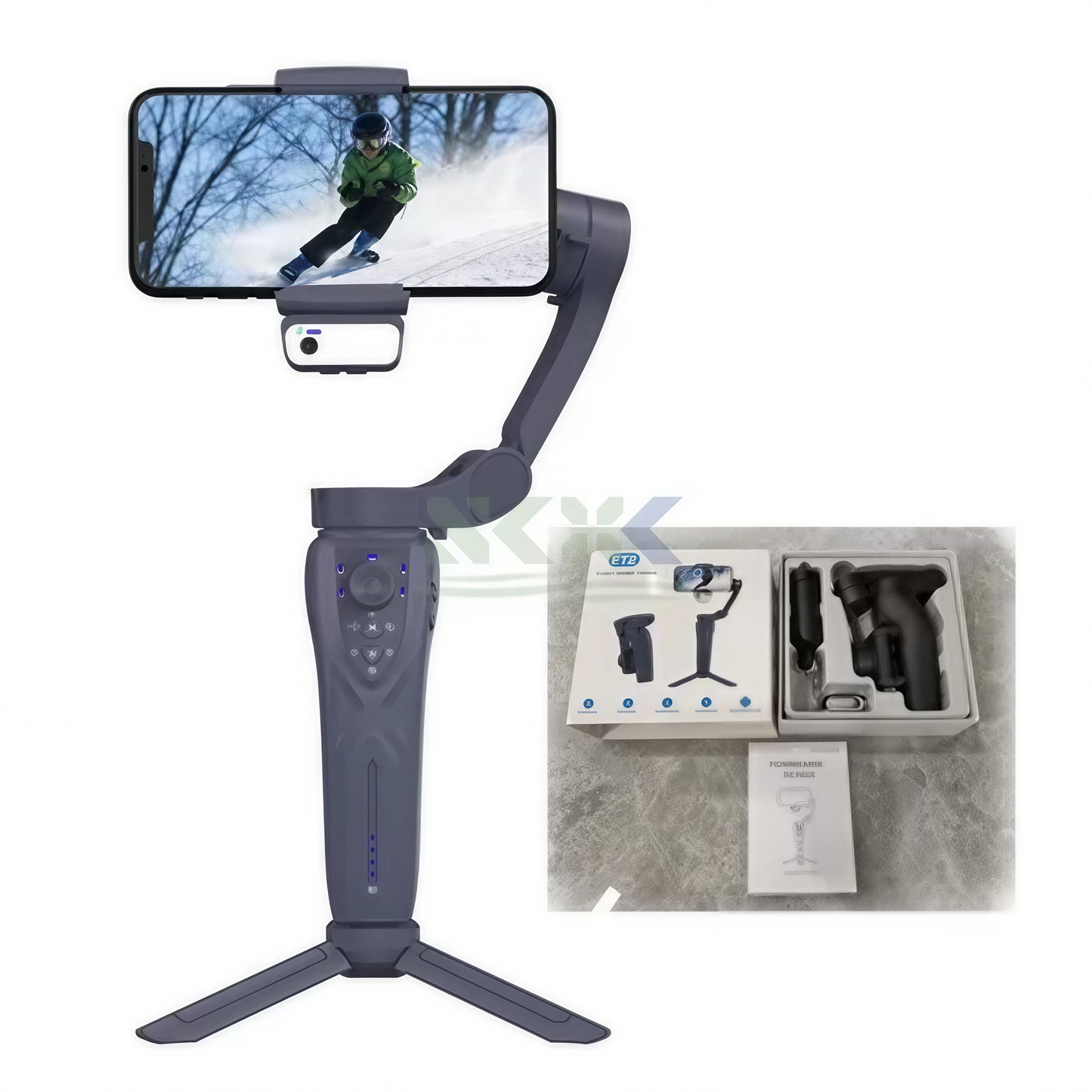 AYZEL™ F12 3-Axis Foldable Gimbal – Content Creator Kit