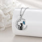 AYZEL™ Black Cat Butterfly Moon Alloy Pendant Necklace for Women