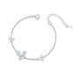 AYZEL™ Luminous Butterfly Sterling Silver Necklace and Bracelet for Women