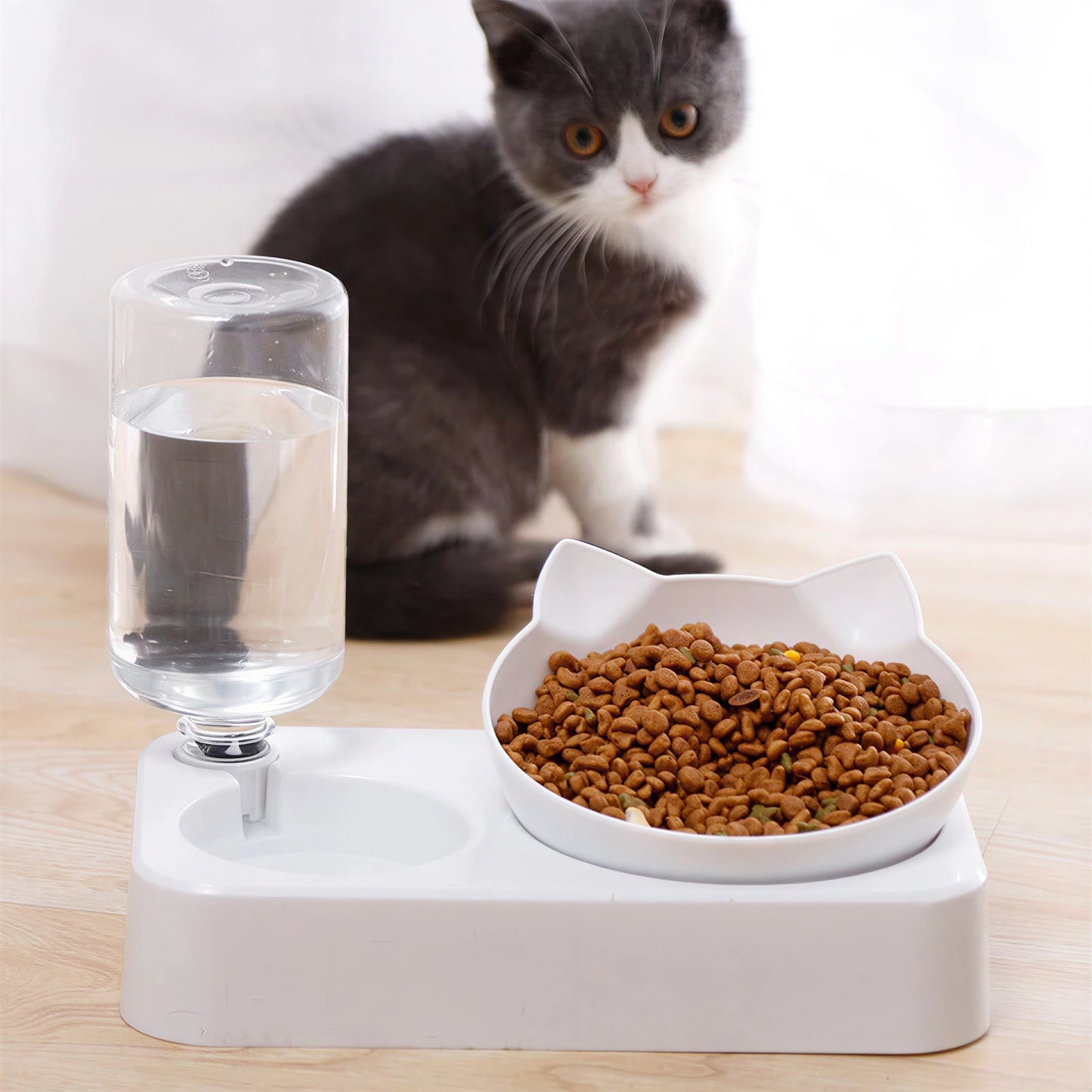 AYZEL™ Double Bowl Automatic Drinking Bowl