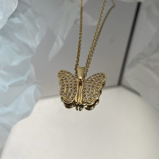 AYZEL™ Fashion Butterfly Titanium Steel Clavicle Necklace for Women