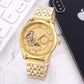 AYZEL™ Men’s Mechanical Watch – Classic Leather Strap Timepiece