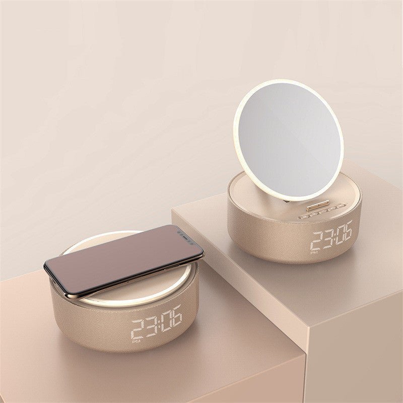 AYZEL™ Smart LED Mirror Wireless Charger & Bluetooth Speaker Clock