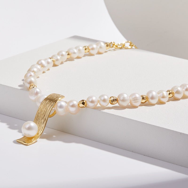 AYZEL™ Pearl Pendant Necklace for Women