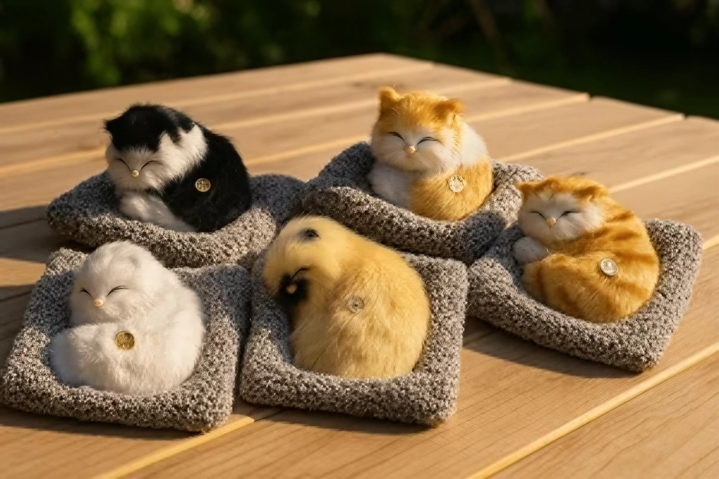 AYZEL™ Sleeping Cat Plush Toy with Sound