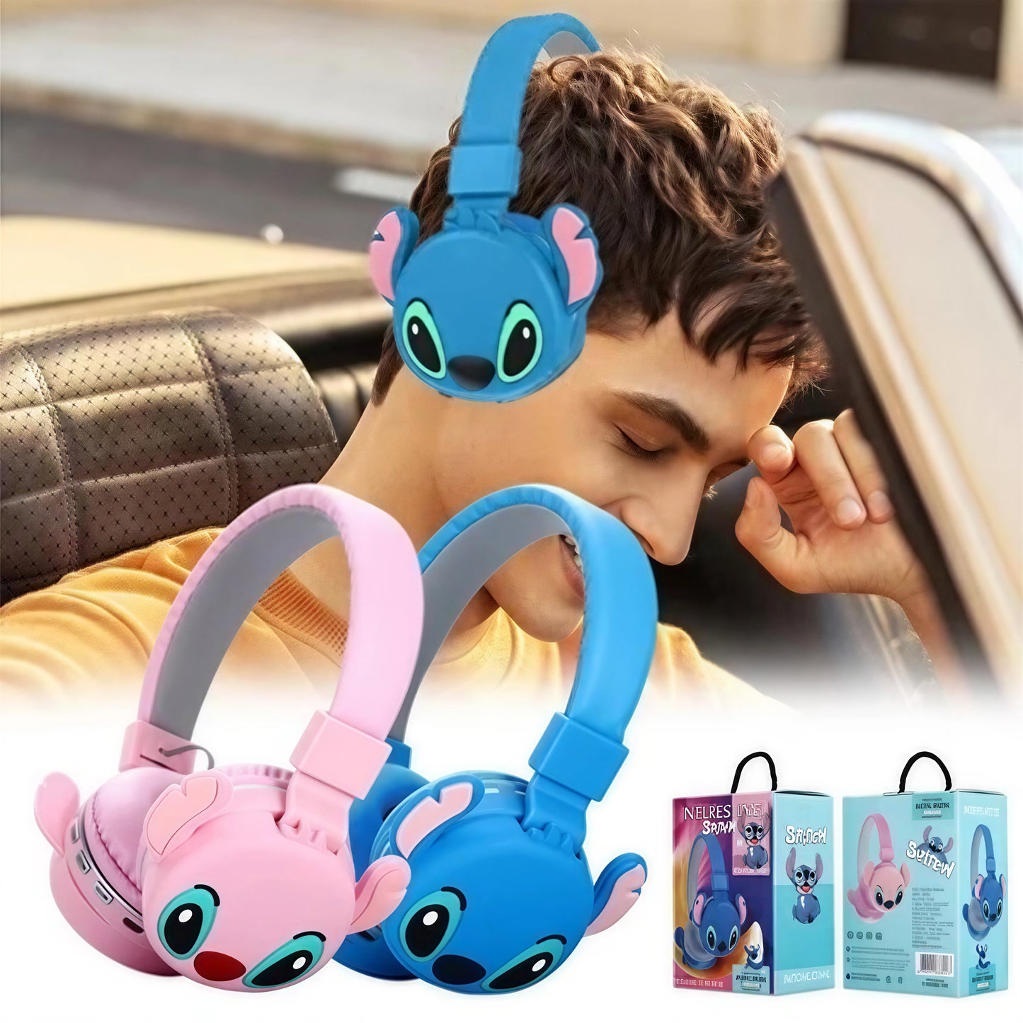 AYZEL™ Stitch AH-806 Wireless Headphones