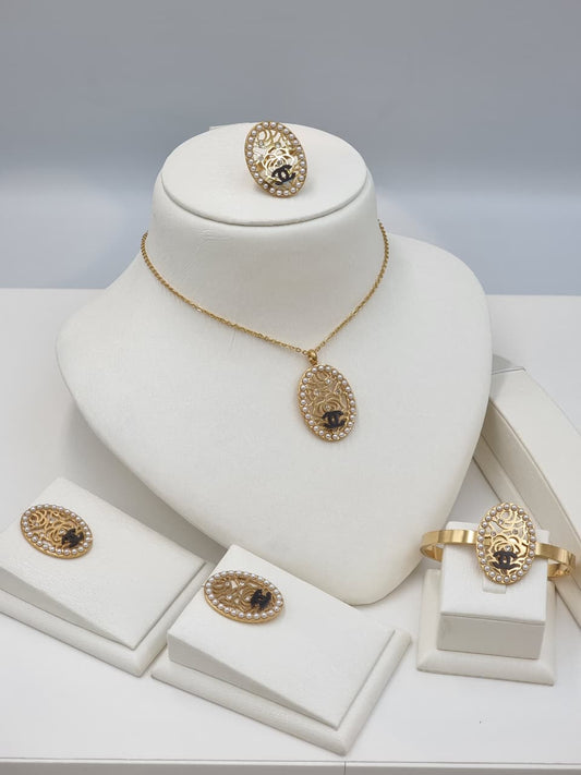 AYZEL™ Vintage Rose Jewelry Set