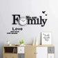 AYZEL™ We Are Family Acrylic Wall Clock