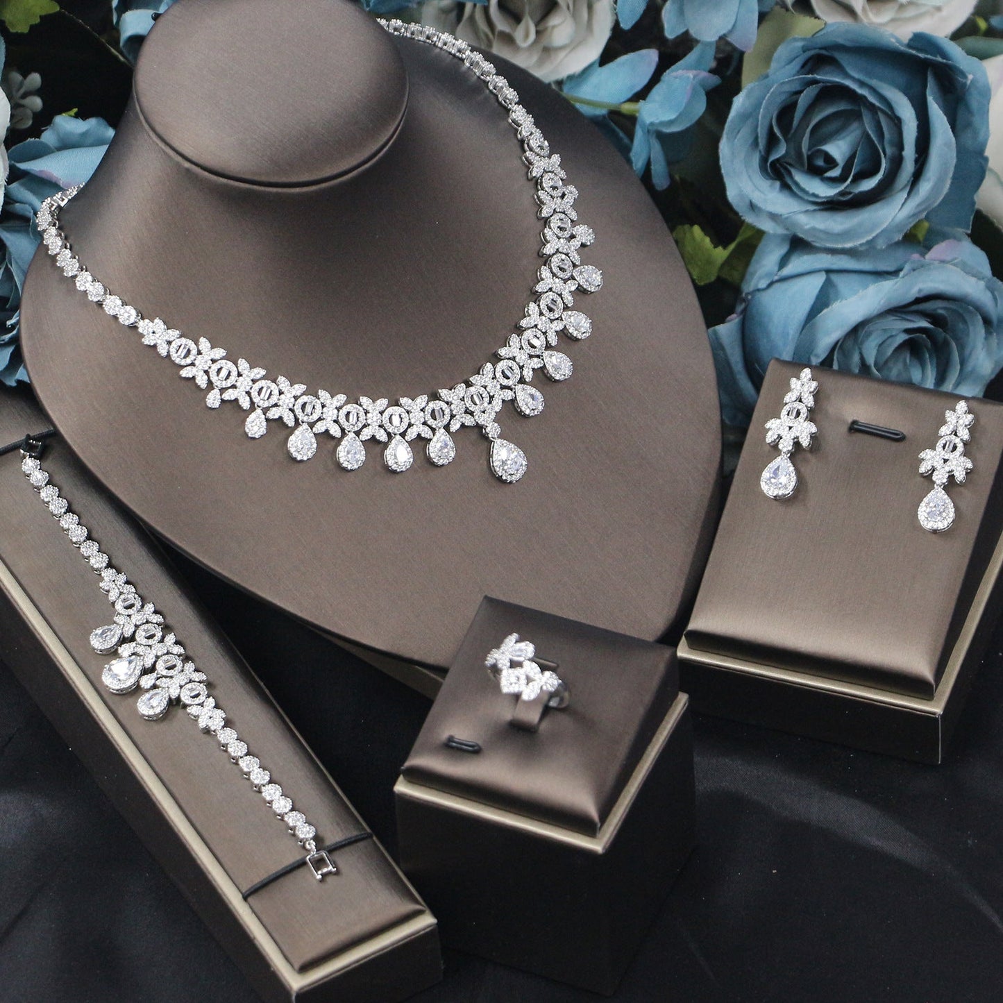 AYZEL™ Women’s Fashion Personalized Zircon Ornament Set