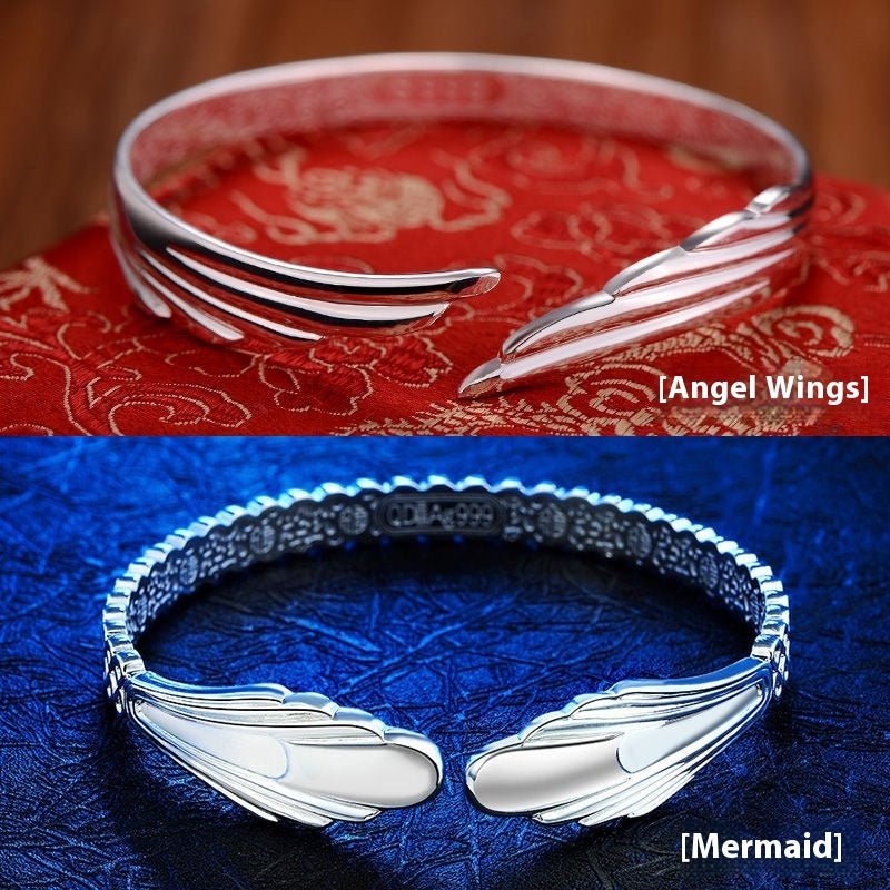 AYZEL™ Mermaid & Angel Wings Bracelet for Women